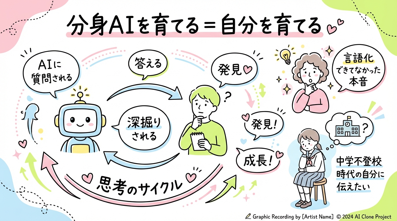 分身AIを育てる＝自分を育てる