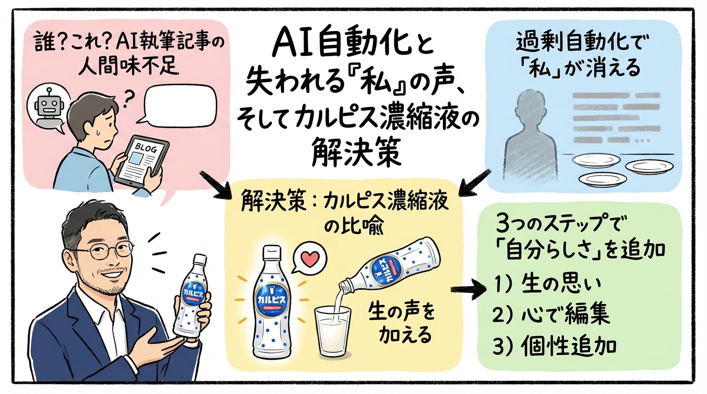 カルピスの原液方式 全体図解