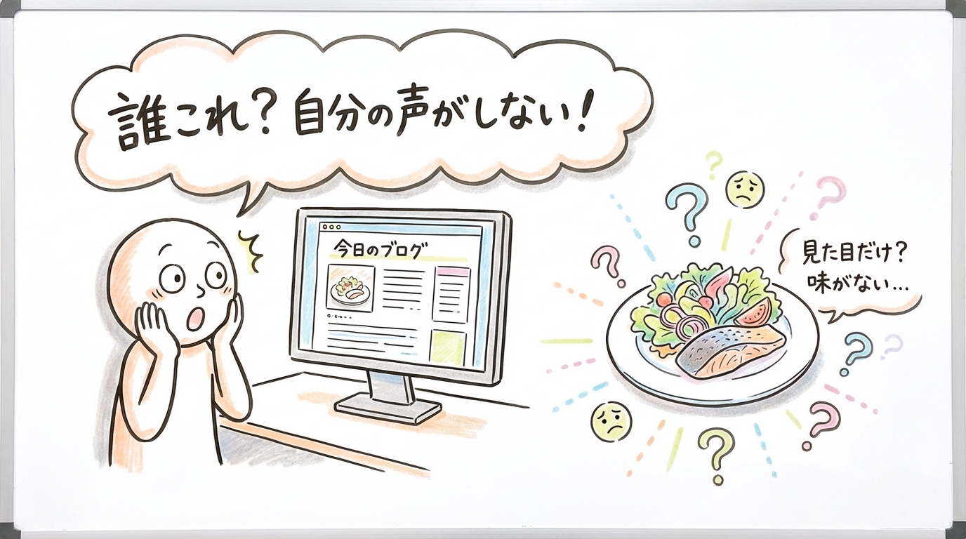 自分のブログを読んで「誰これ？」ってなった