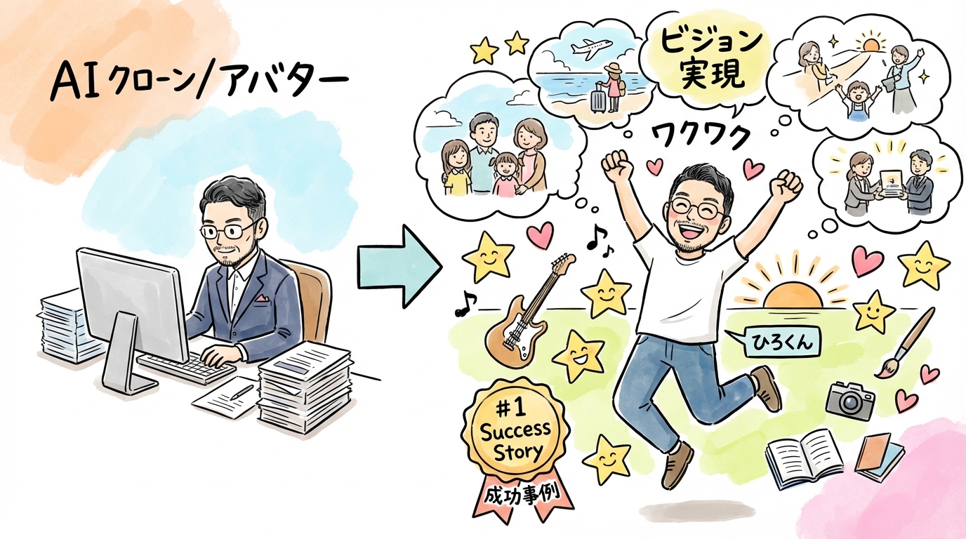 分身AIに任せたら朝起きるだけで仕事が進んでいた|分身AI日記 DAY7 分身AIが労働して、人間はワクワク夢中に