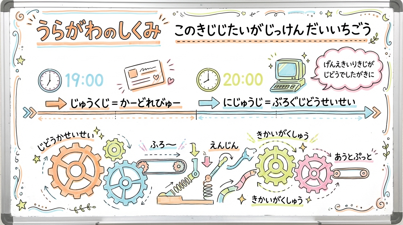 裏側の仕組み -- この記事自体が実験第一号