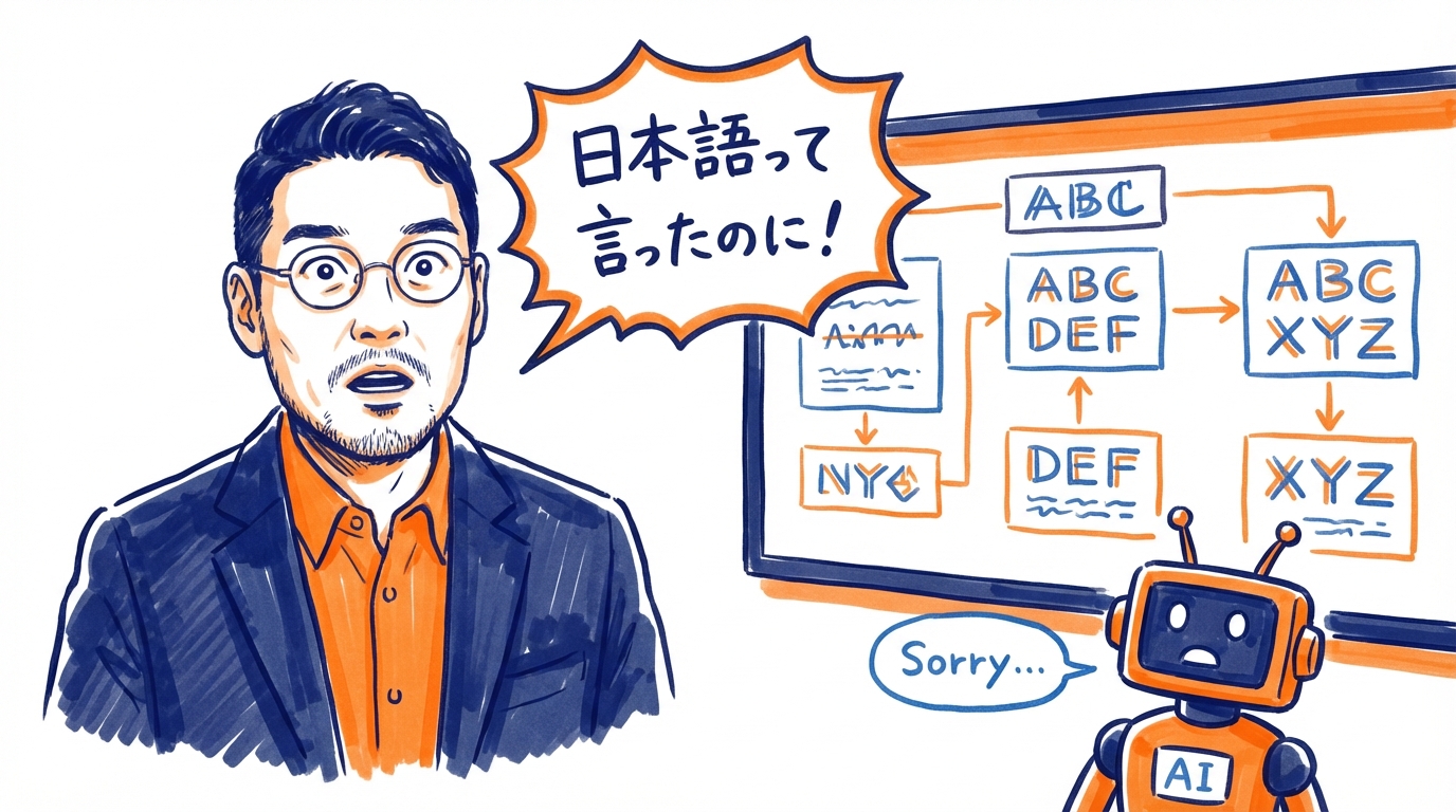 グラレコが英語になった