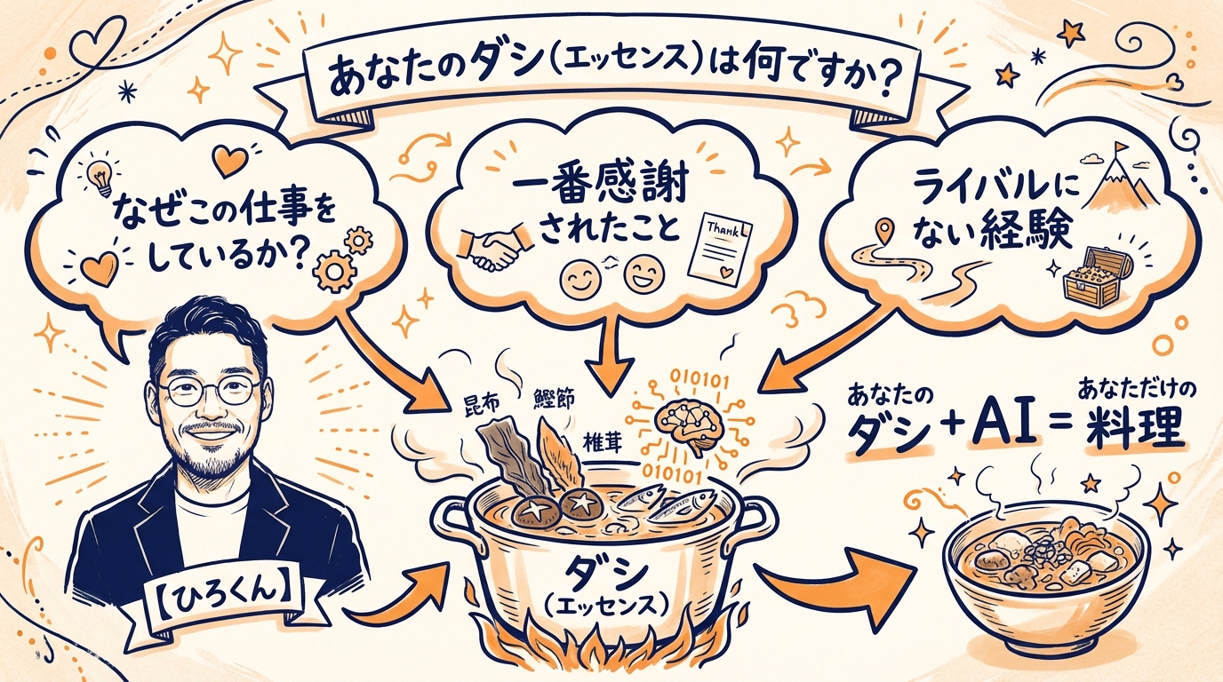 あなたの出汁は何ですか 自分だけのストーリー