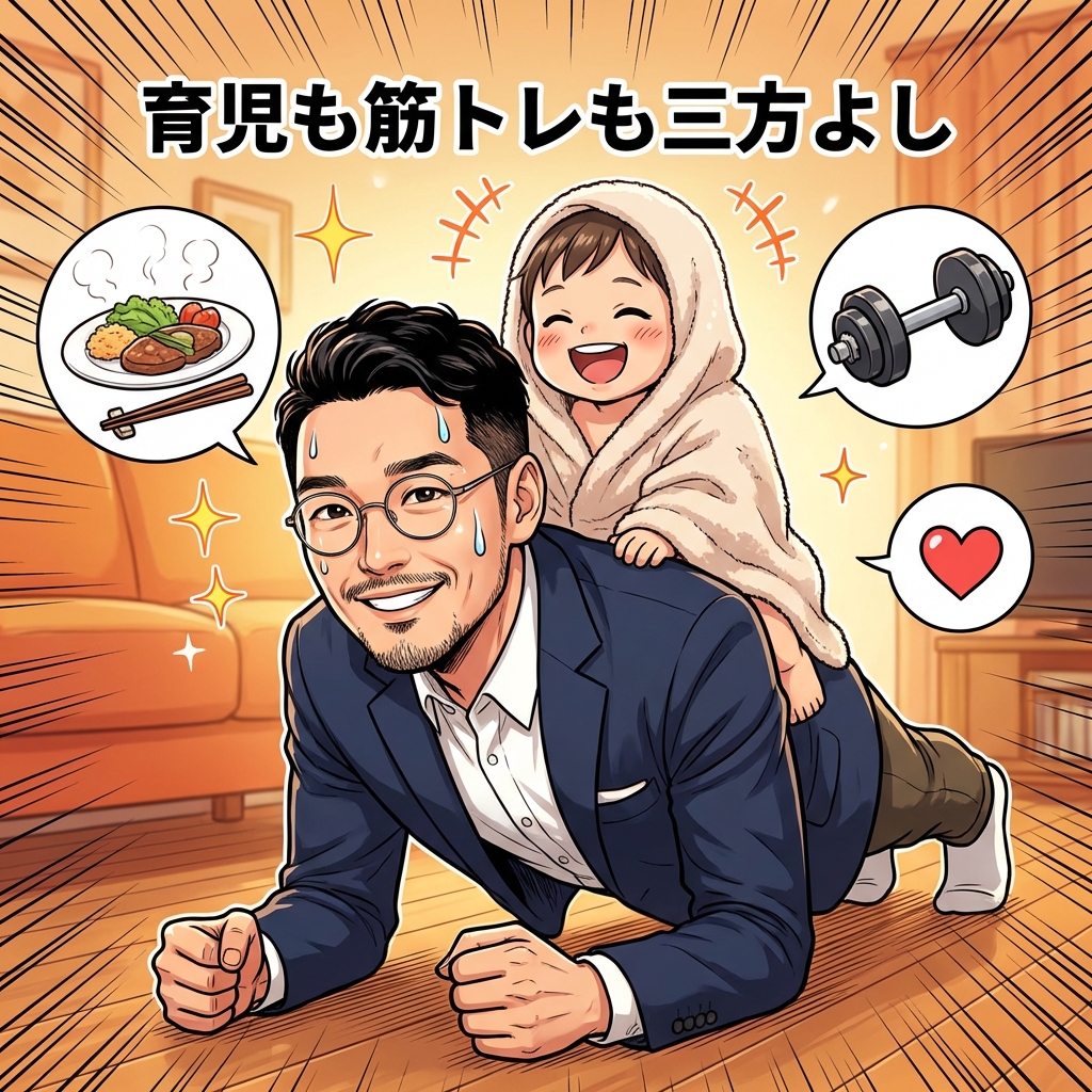 ごはん4回と筋トレの話