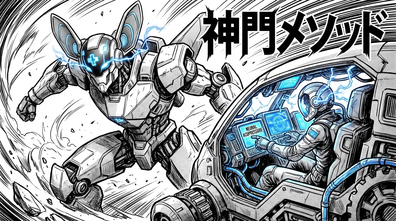 神門メソッド漫画21（メカ/ロボットアニメ風）