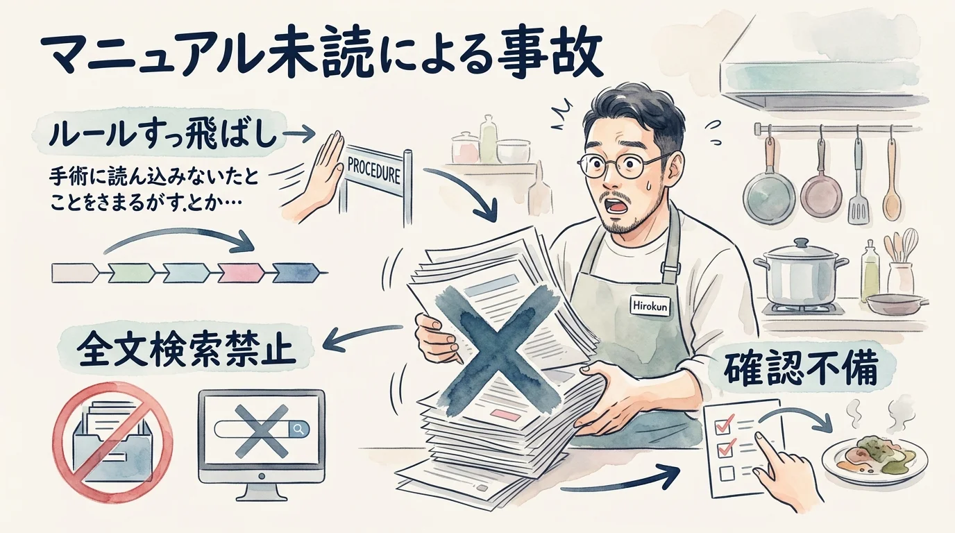 仕組みを作ったのに守れなかった——AIに"見張り番"を置いた日【プロセスエコノミーDAY19】 手順書を読まずに実行した事故