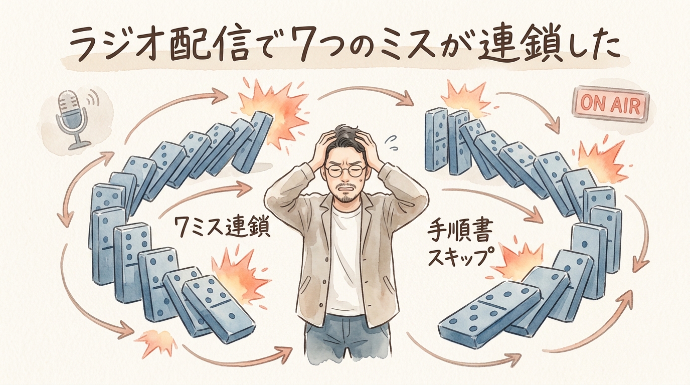 分身AIが7つ賢くなった日|7ミスを仕組みに変えたDAY20の全記録 ラジオ配信で7つのミスが連鎖した