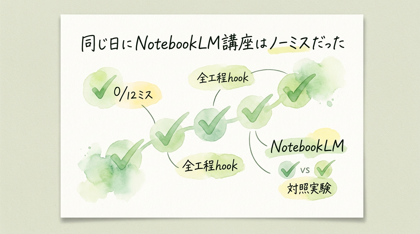 分身AIが7つ賢くなった日|7ミスを仕組みに変えたDAY20の全記録 同じ日にNotebookLM講座はノーミスだった