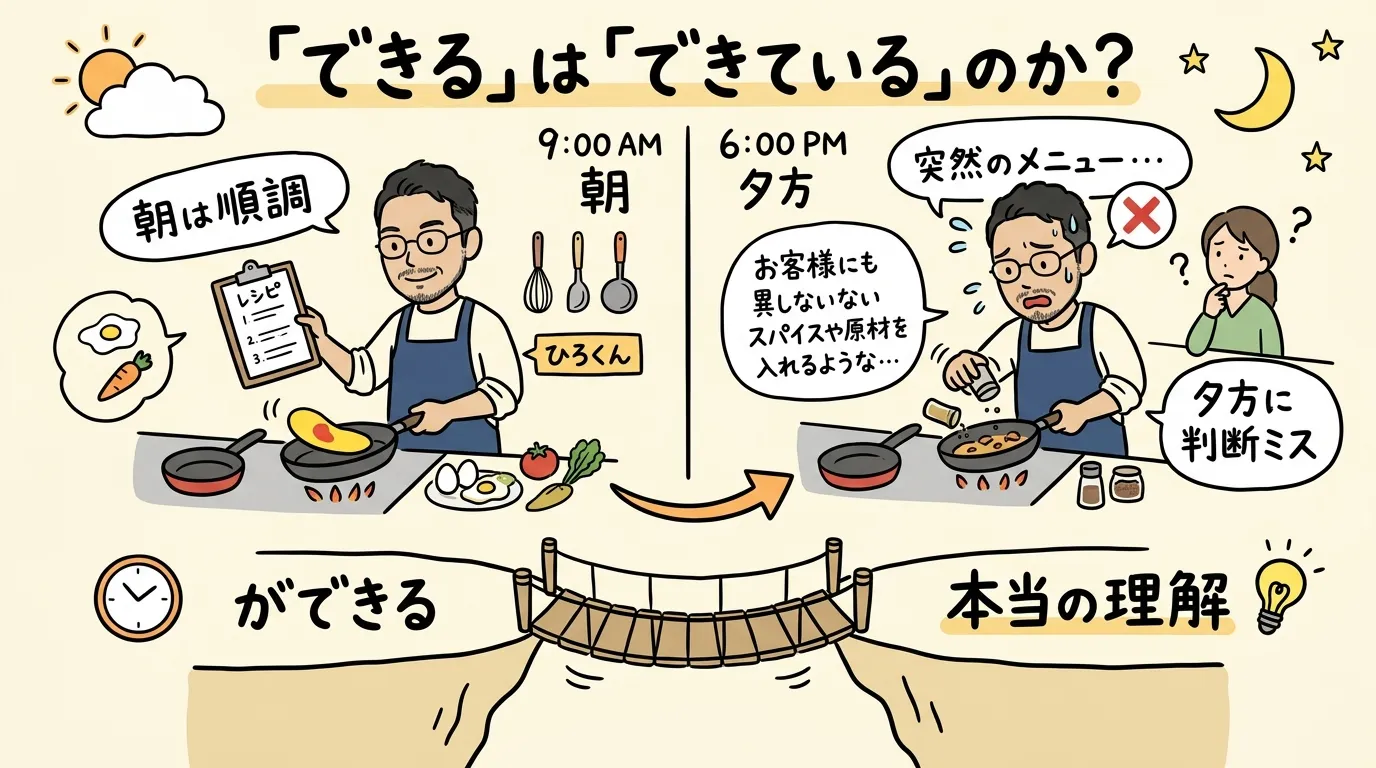 DAY21 できるは本当にできているのか