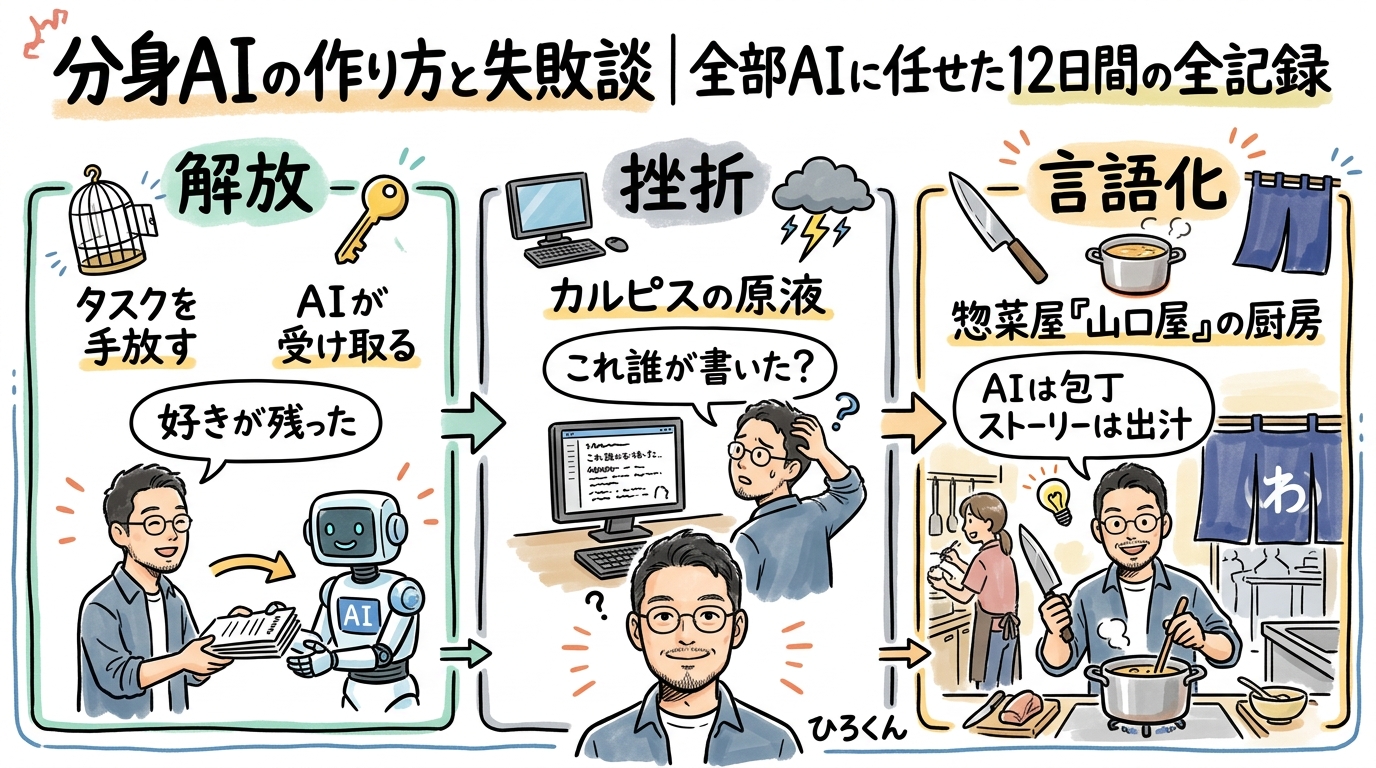 分身AIの作り方と失敗談|全部AIに任せた12日間の全記録【2026年2月まとめ】 feb2026 grafico overview skill compliant