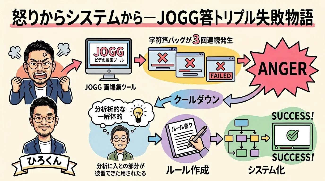 怒りから仕組みが生まれる グラレコ図解