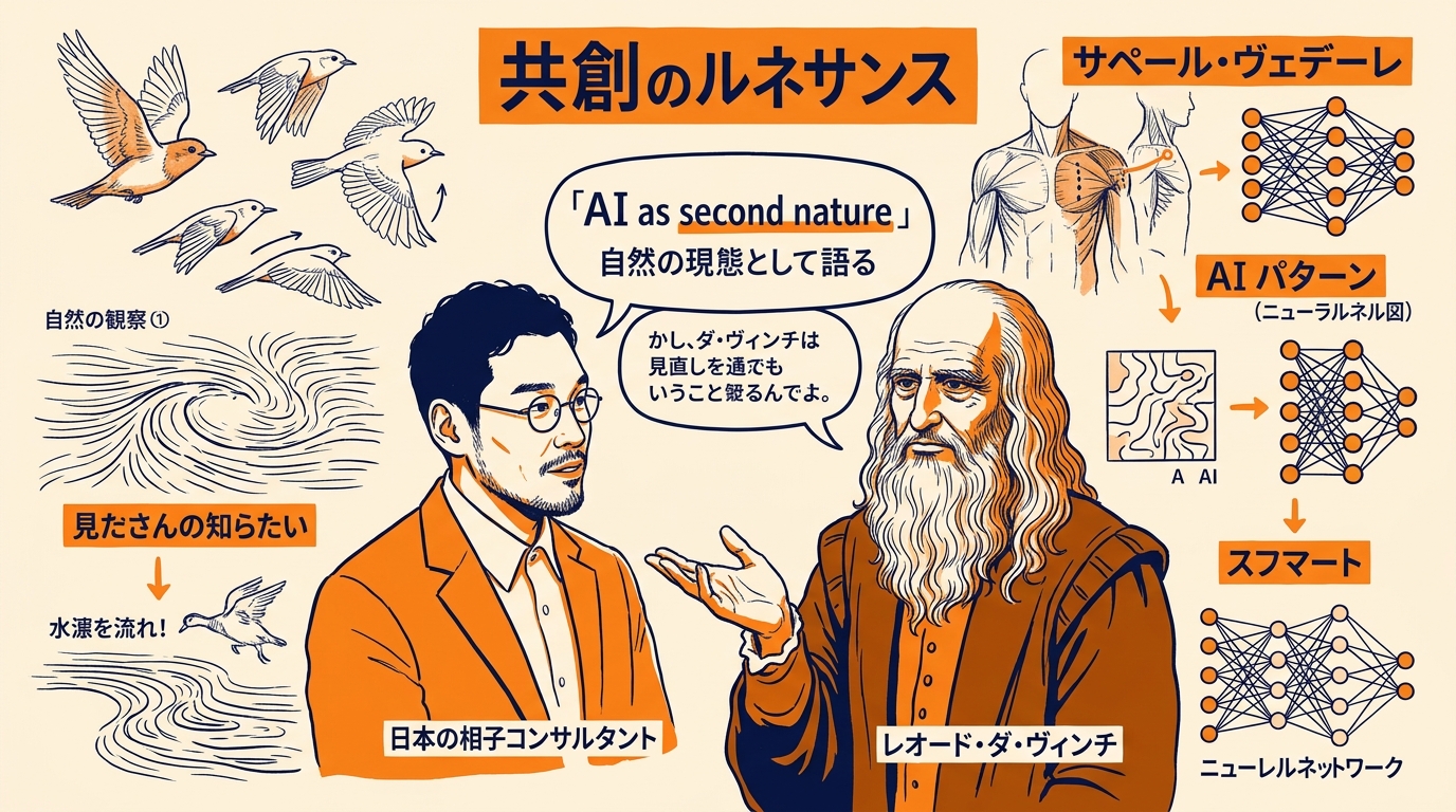 ダ・ヴィンチの主張——「AIは第二の自然だ」