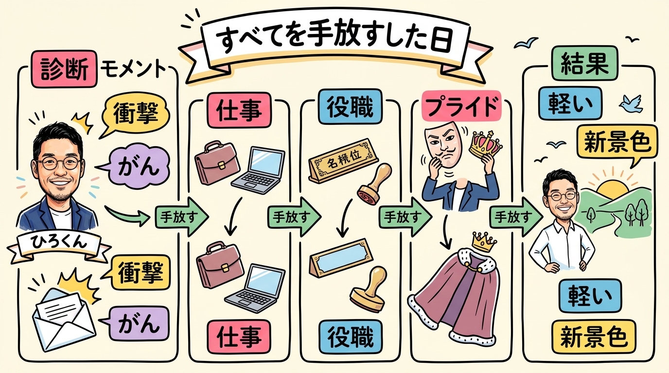 がんで全部手放したあの日の話 グラレコ見出し画像