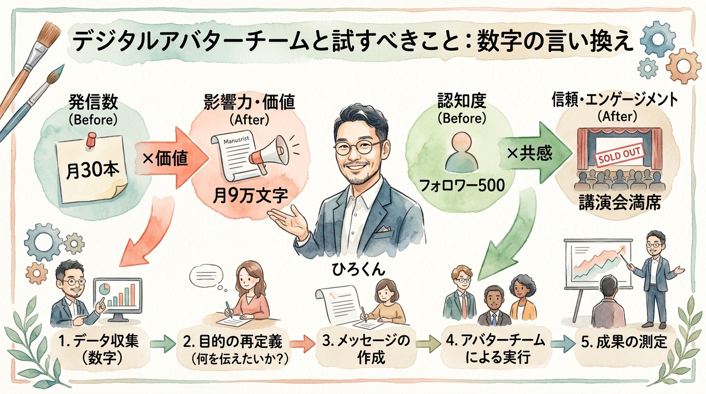 あなたの分身AIチームでも試してほしいこと 図解