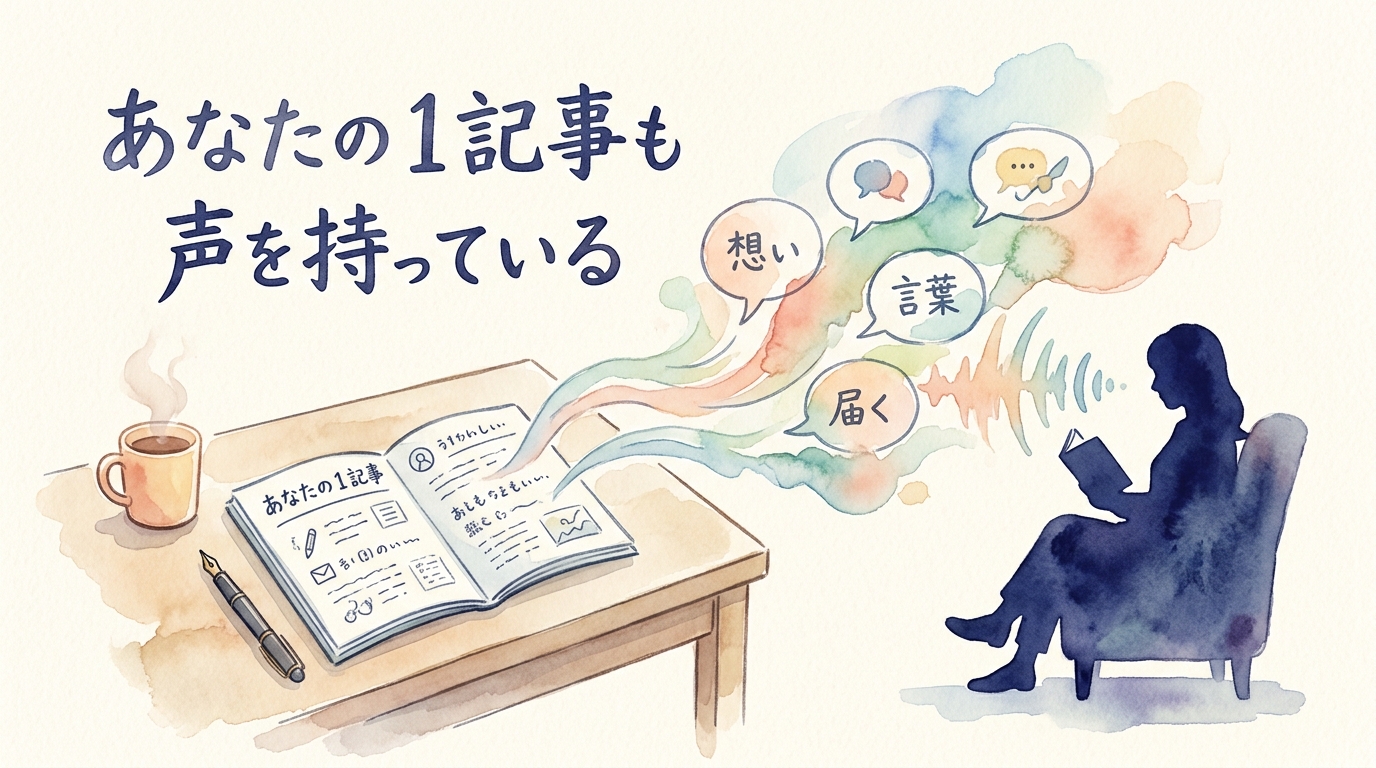 分身AIが記事を声に変えた——リパーパスの裏側を全公開|分身AI日記 あなたの1記事も 図解