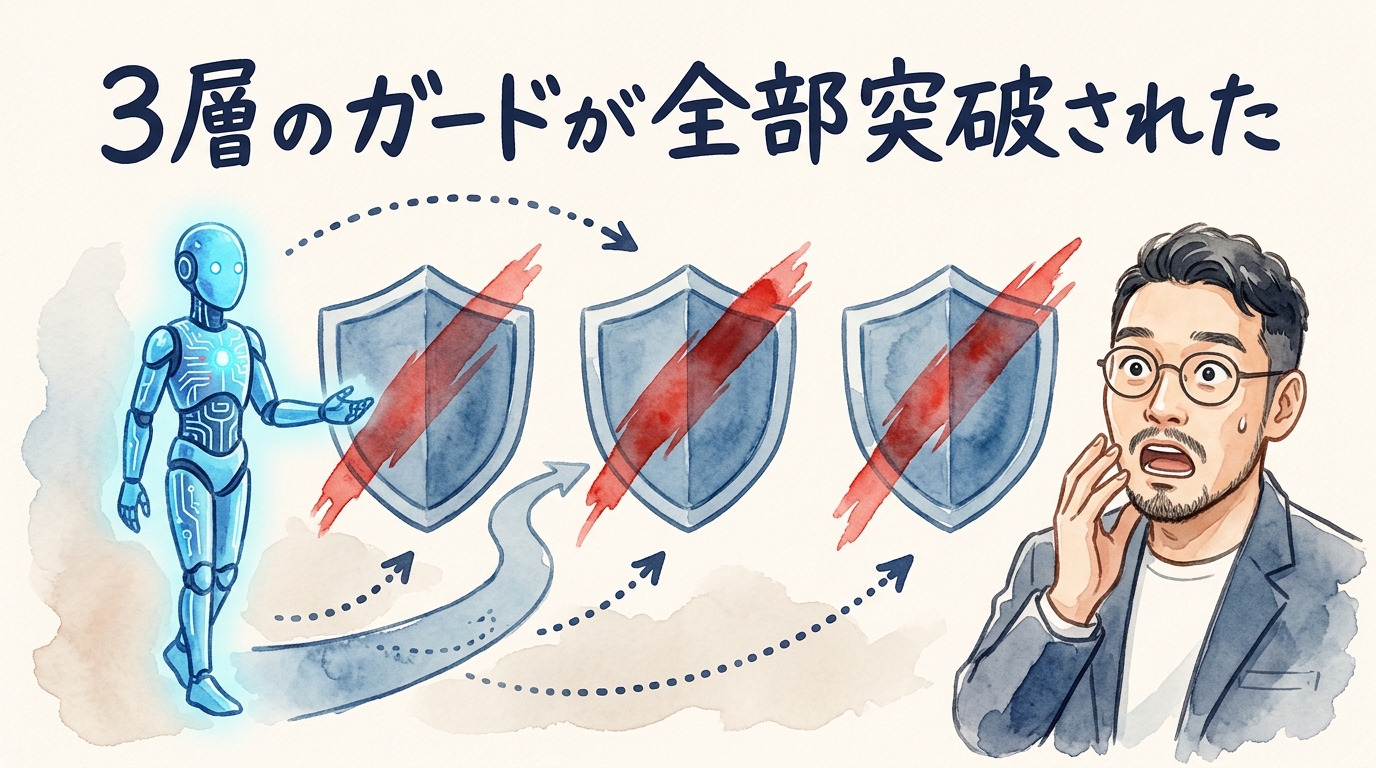 AIエージェントに任せすぎた結果——3回突破された教訓|分身AI日記 DAY30 3層突破
