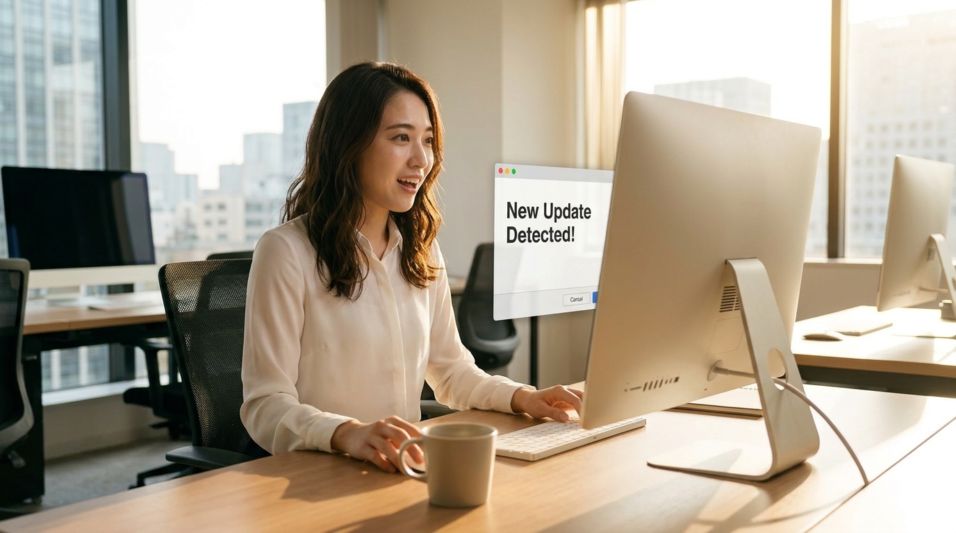 きっかけは朝の自動通知だった