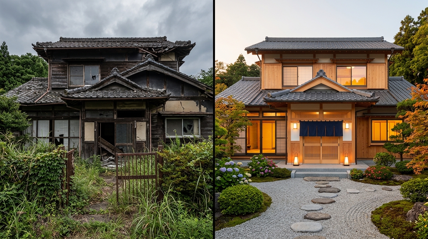 空き家のBefore/After