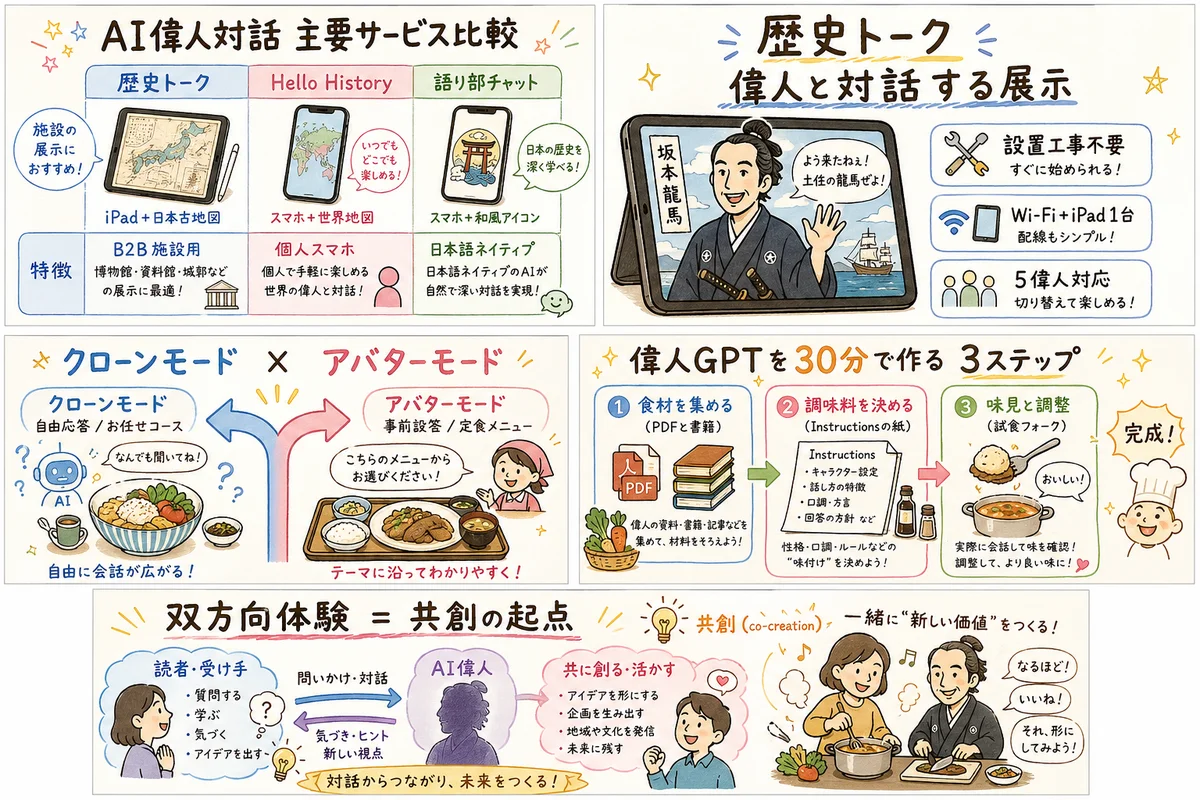 双方向体験＝共創の起点｜AI偉人対話が共創を生む仕組み