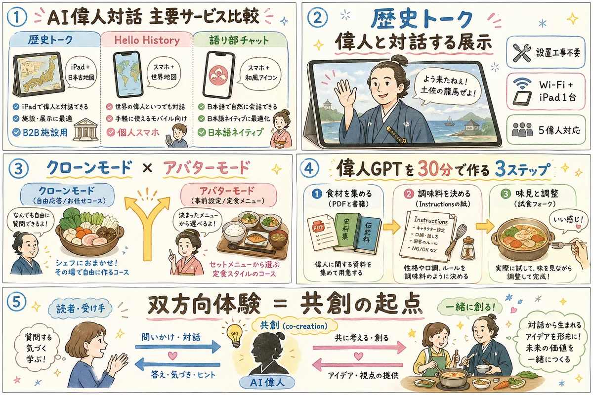 歴史トーク｜iPad1台で坂本龍馬と話せる展示システム