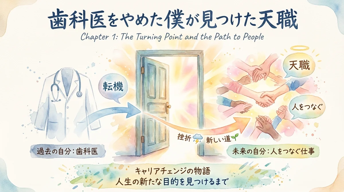 Chapter 1: 歯科医をやめた僕が見つけた天職 — 歯科医から事務長への転身ストーリー