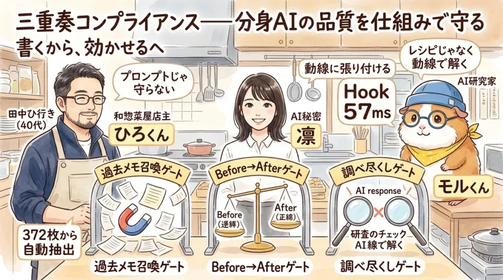 三重奏コンプライアンスの全体図