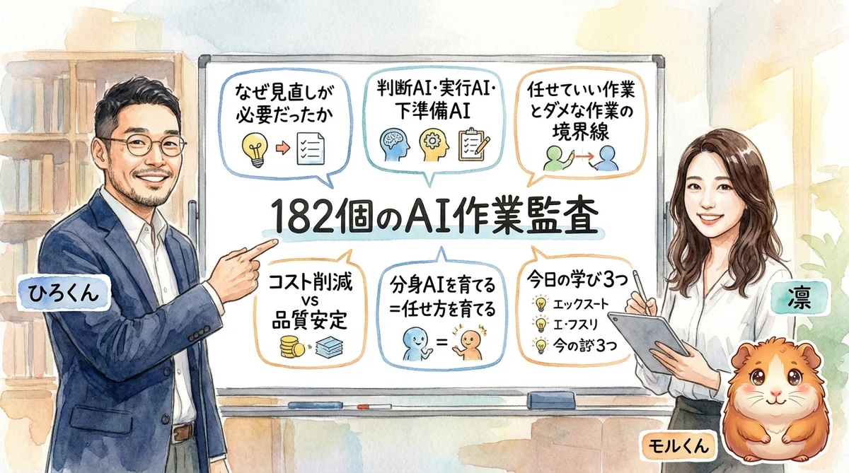 分身AIの任せ方を3段階に分類したら品質が安定した話|分身AI日記 DAY43 day43 overview