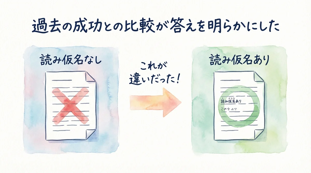 AIが「AI共創」を読めなかった日――発音辞書で分身AIを育てる話|分身AI日記 DAY45 過去の成功動画と比べたら答えが見えた