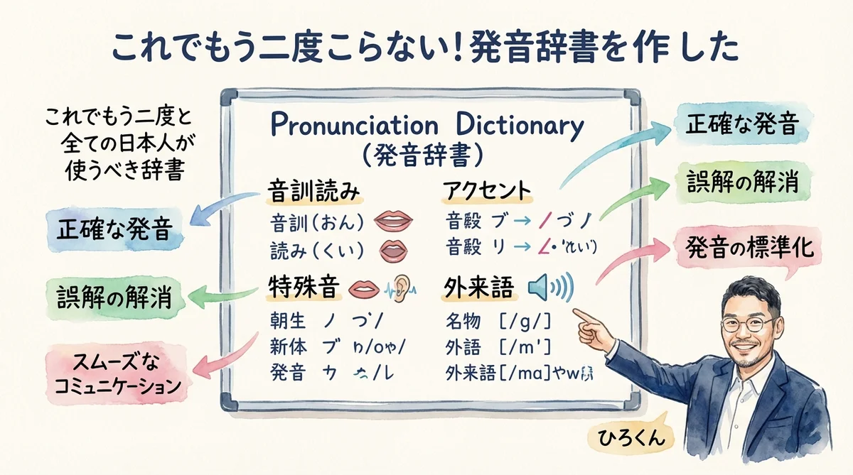 AIが「AI共創」を読めなかった日――発音辞書で分身AIを育てる話|分身AI日記 DAY45 発音辞書を作って二度と起きない仕組みにした