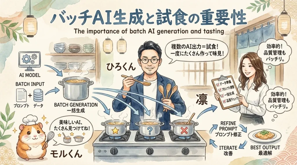 DAY51アイキャッチ - 分身AIチーム（ひろくん・凛・モルくん）の品質管理