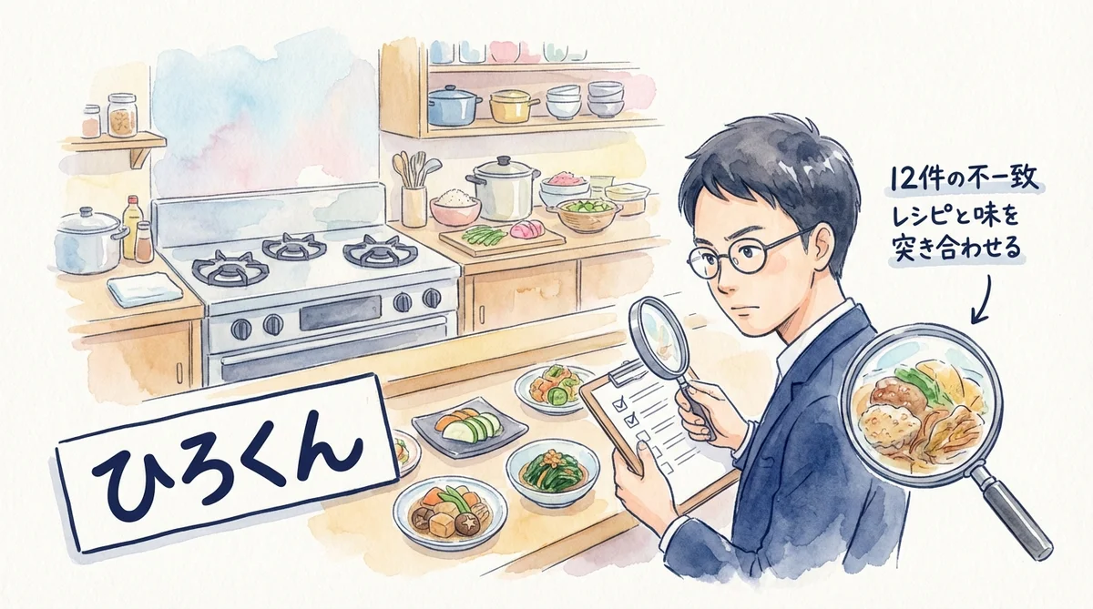 LP照合チェック——ソースと突き合わせたら12件ズレていた