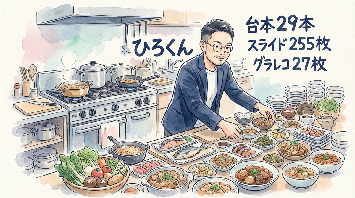 分身AI講座v4、255枚のスライドを一気に作った日