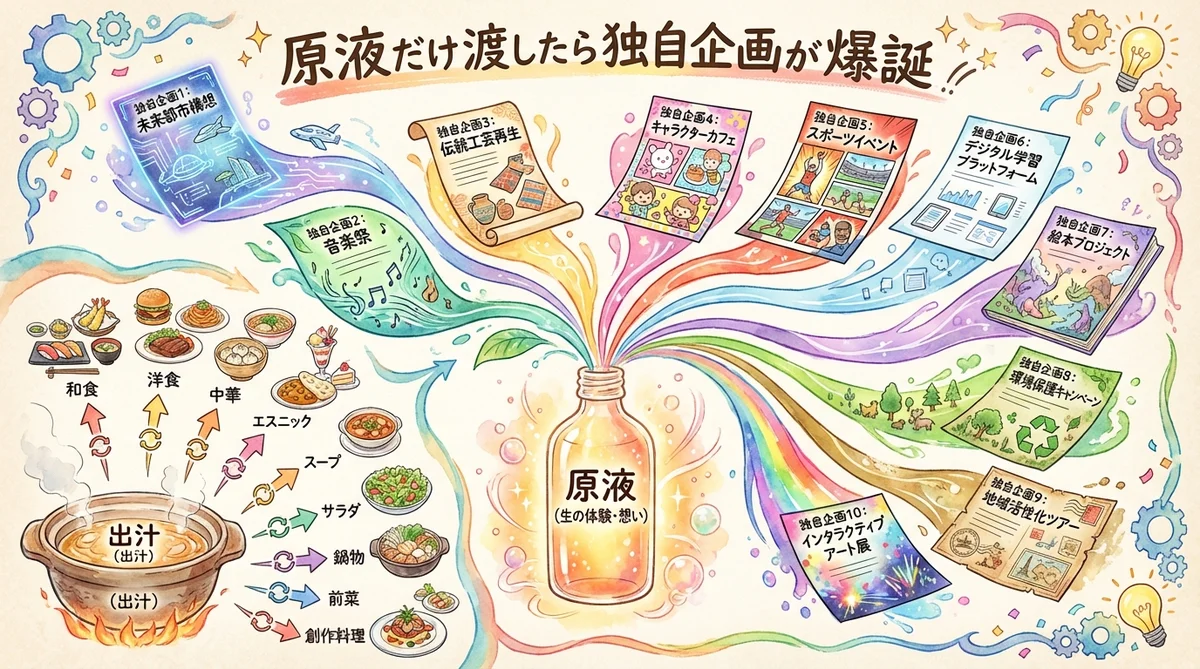 原液だけ渡したら独自企画が爆誕したグラレコ図解