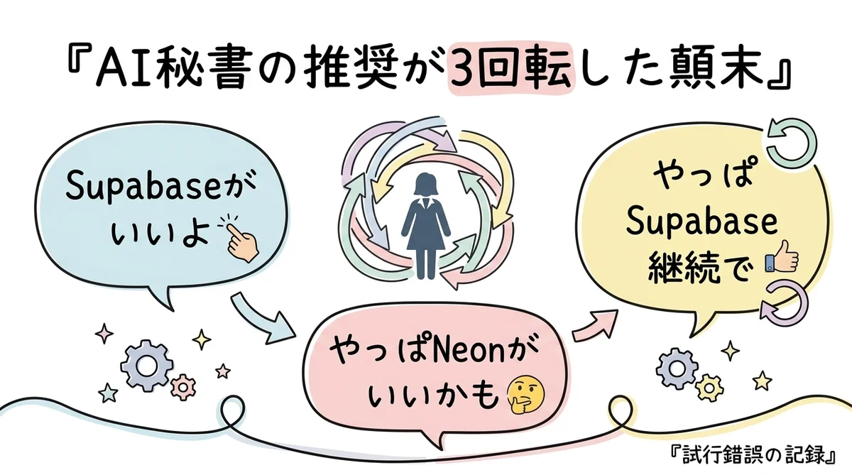 AI秘書3回転の図解
