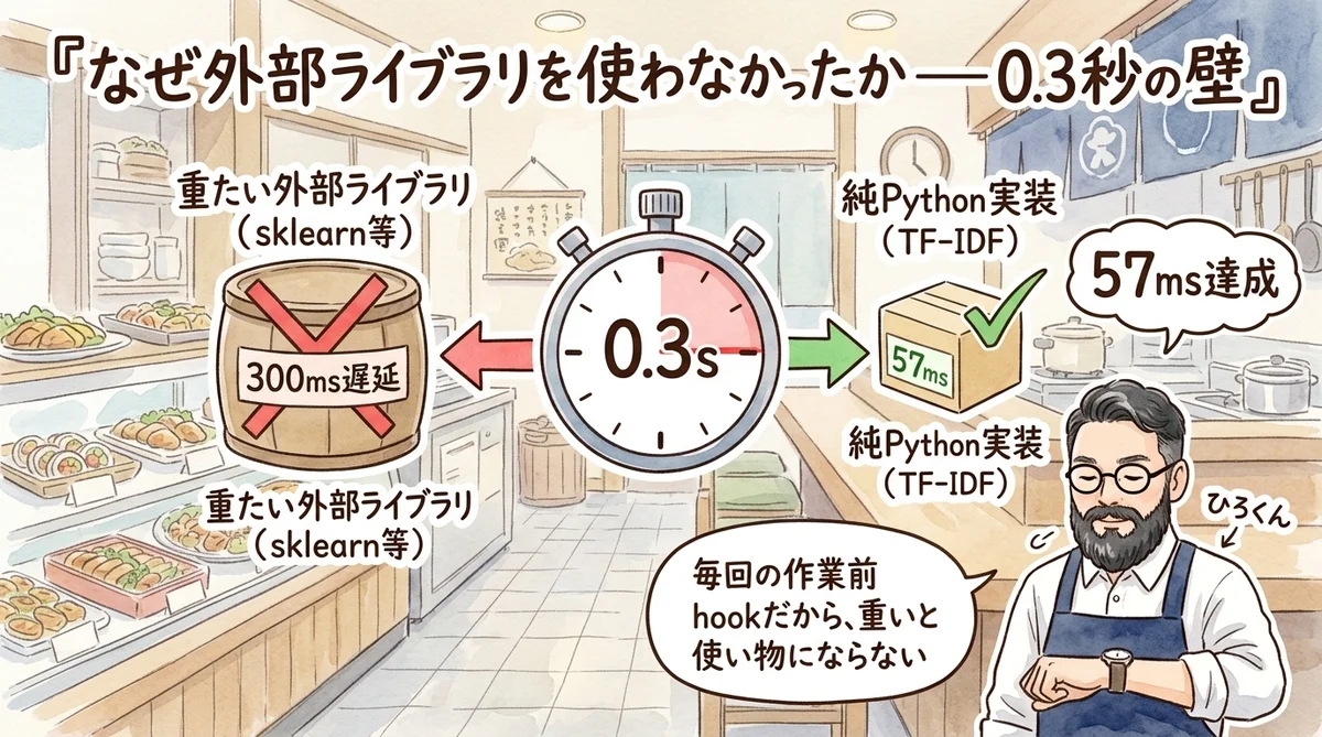 3. なぜ「外部ライブラリを使わない」を選んだか