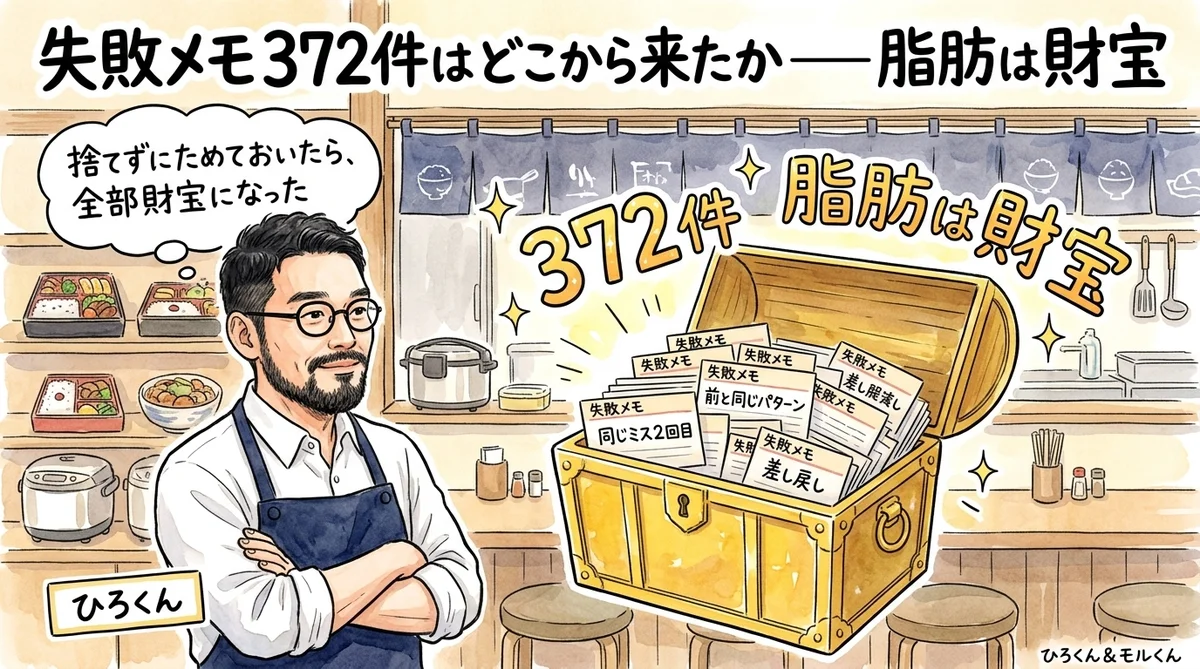 4. 372件の失敗メモはどこから来たか