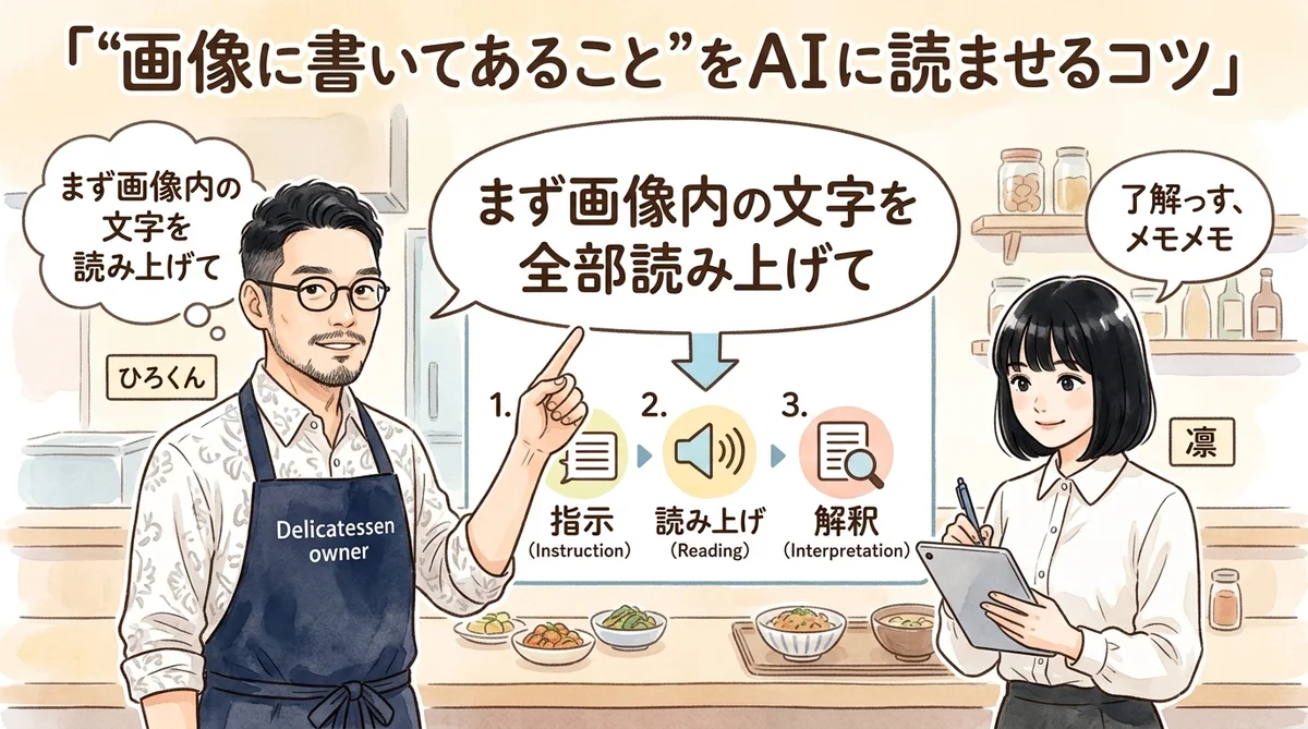 5. 「画像に書いてあること」をAIに読ませるコツ