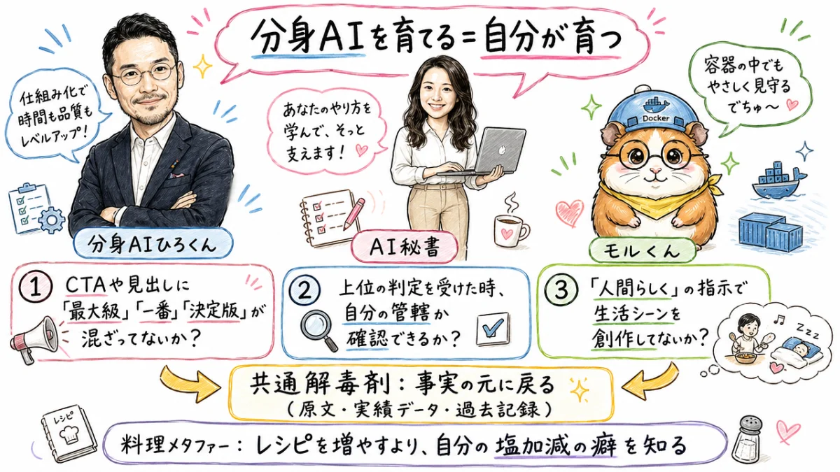 まとめ——分身AIを育てる＝自分の癖を仕組み化する