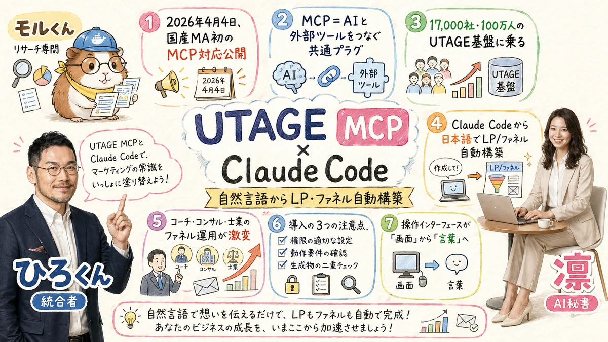 utage mcp claude code eyecatch v2