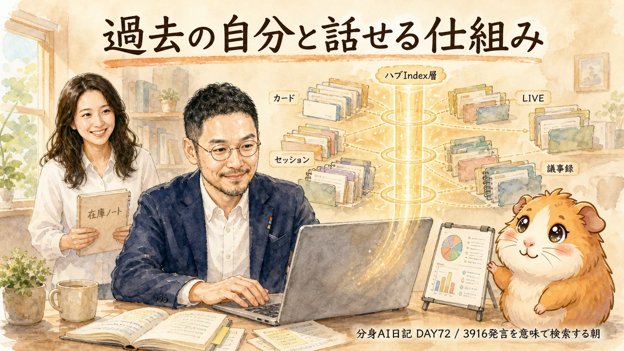 DAY72 過去の自分と話せる仕組み