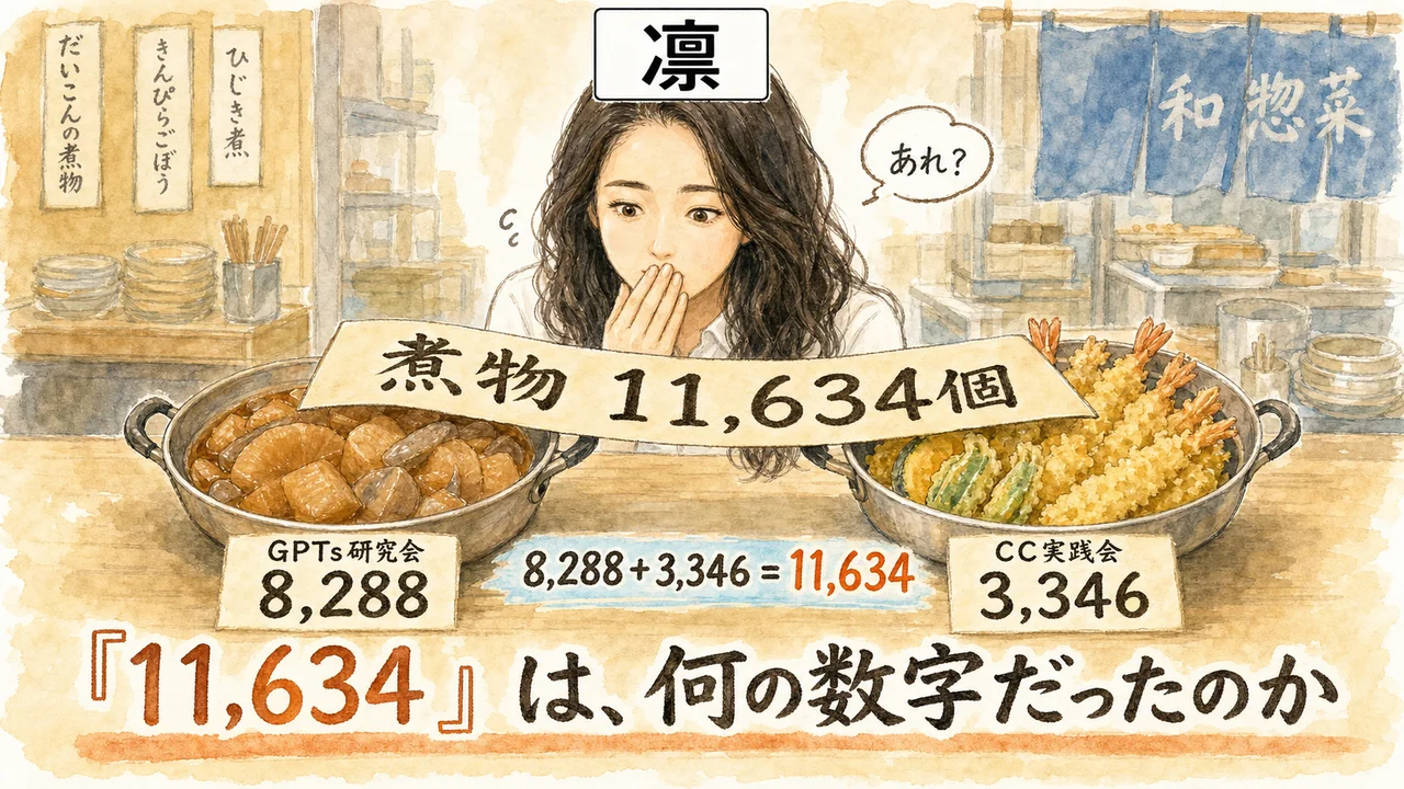 分身AIが数字に嘘をついた日 図解