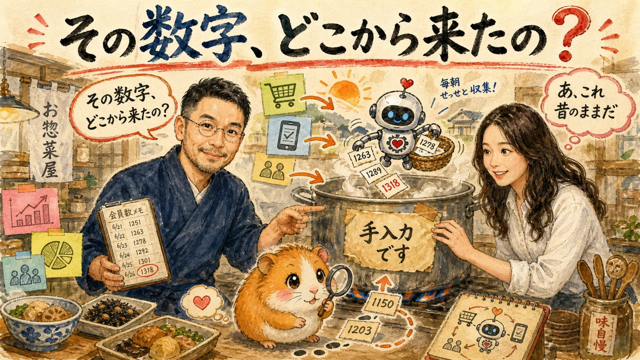 その数字、どこから来たの？——AIはラベルを信じて誤報する（ひろくん・AI秘書の凛・モルくん）