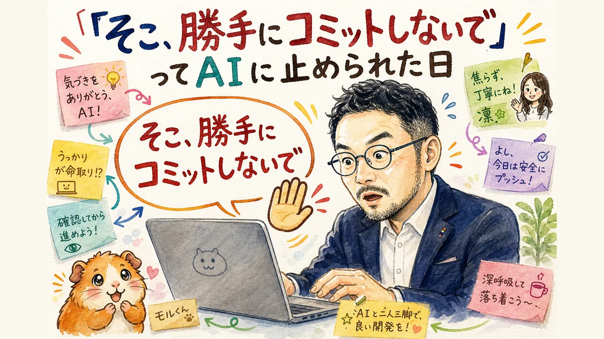 AI秘書に『ここ、勝手に触っちゃダメ』と止められた日|分身AI日記 DAY129 「そこ、勝手にコミットしないで」ってAIに止められた日