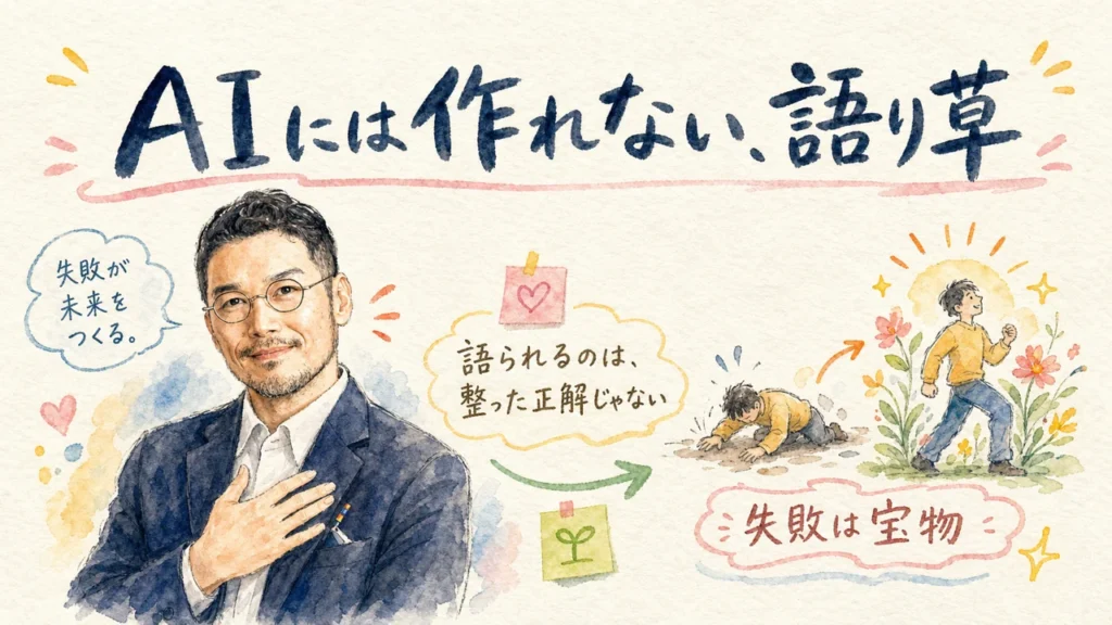 AIには作れない、語り草