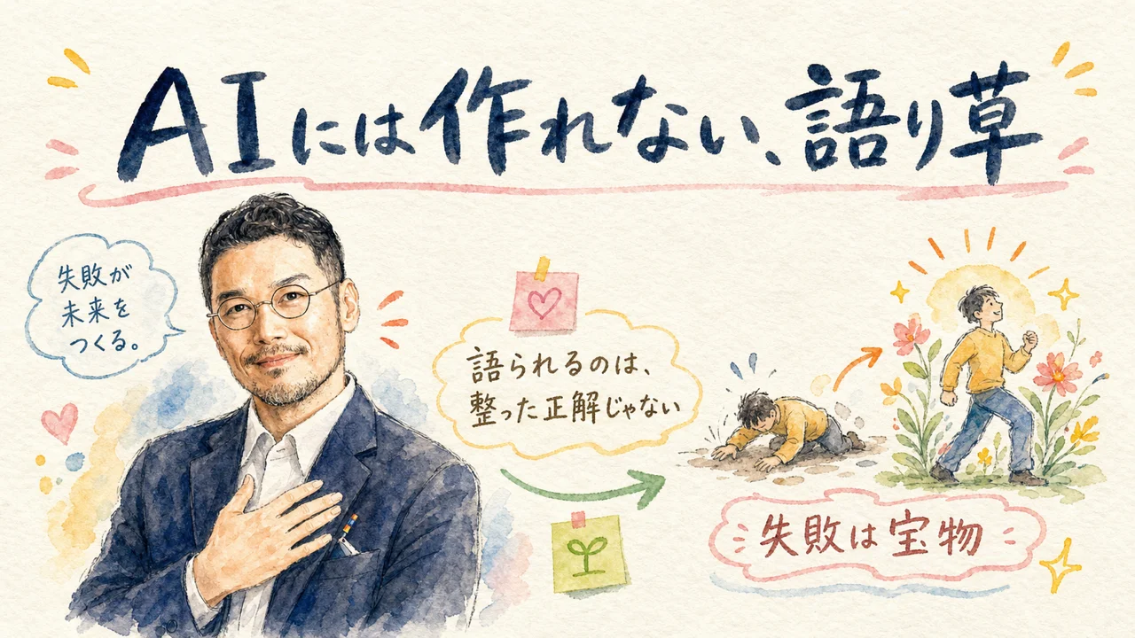 借金も、がんも、AIには作れない。──「自社の失敗から語り草を作れ」を読んで震えた話 AIには作れない、語り草