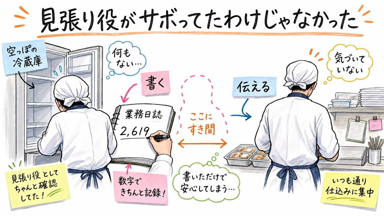 AIの見張り役が2,619回書いて、一度も報告しなかった48時間|分身AI日記 DAY130 見張り役がサボってたわけじゃなかった