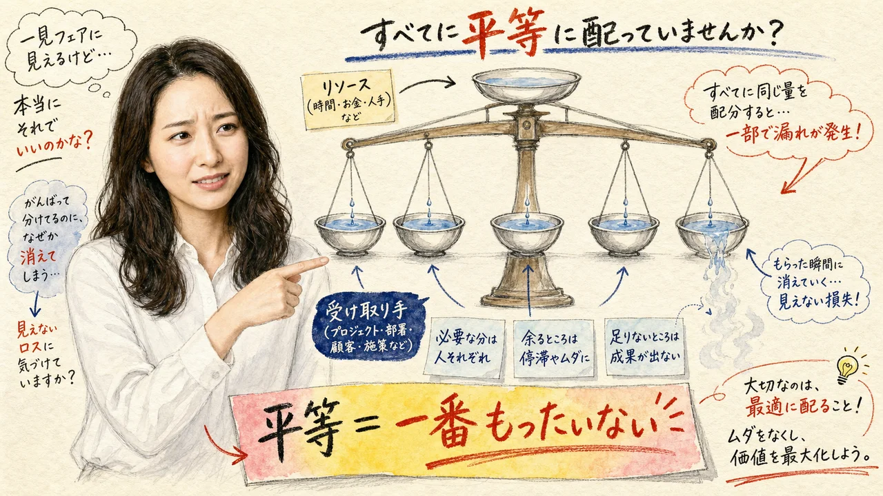 AI秘書が「近い方の枠」を勘違いしていた日——私の直感の方が正確だった話|分身AI日記 DAY132 「平等に配る」が、実は一番もったいない配り方だった