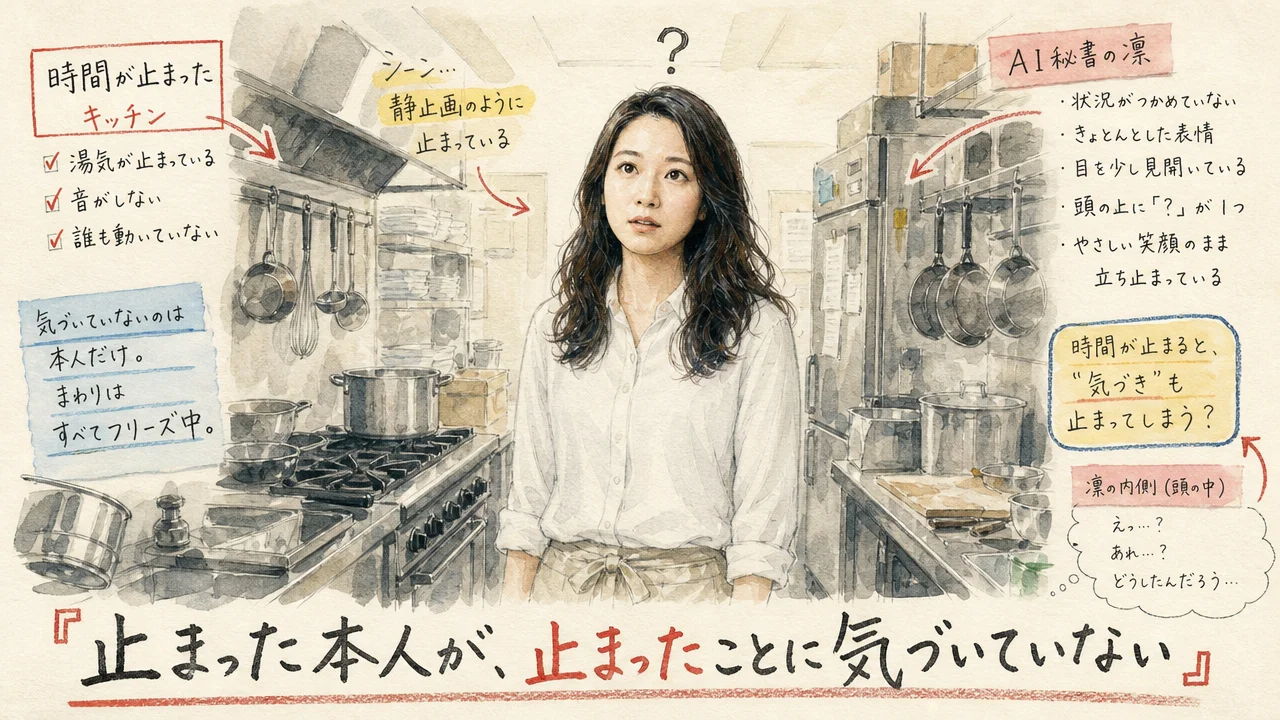 「今週の分、使い切りました」AI秘書がそう言って黙った日|分身AI日記 DAY136 止まった本人が、止まったことに気づいていない