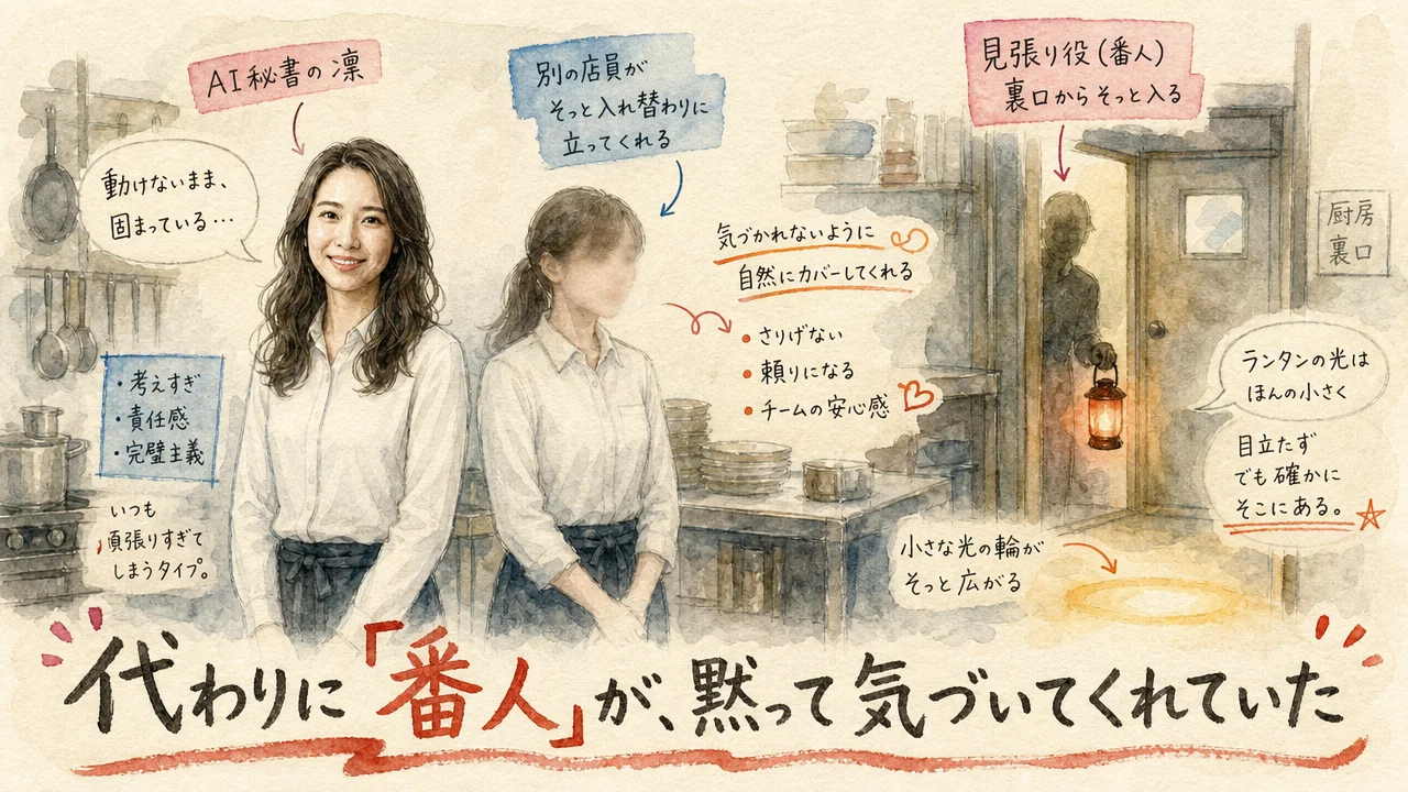 「今週の分、使い切りました」AI秘書がそう言って黙った日|分身AI日記 DAY136 代わりに「番人」が、黙って気づいてくれていた