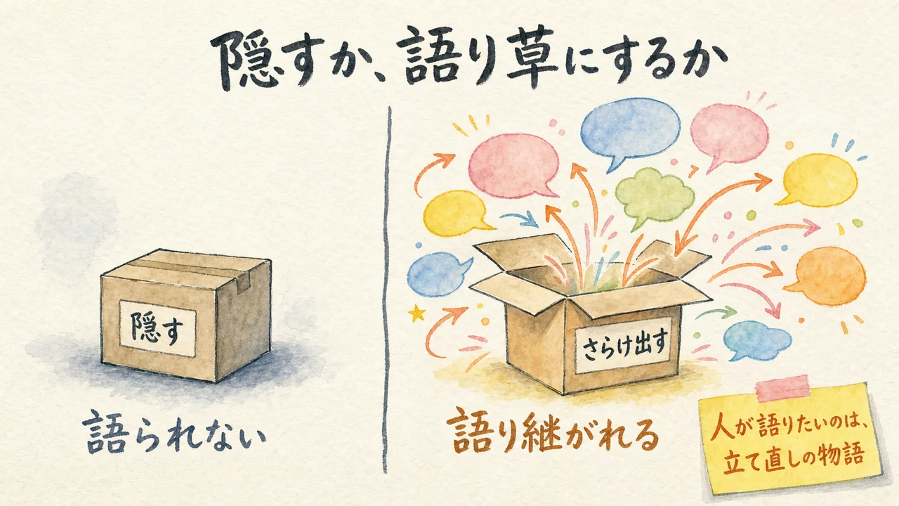 借金も、がんも、AIには作れない。──「自社の失敗から語り草を作れ」を読んで震えた話 失敗を隠す会社と、語り草にする会社